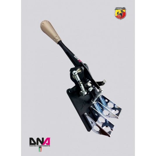 Kit torretta cambio regolabile DNA Racing anodizzata nera 500 Abarth PC1571T  PC1571R