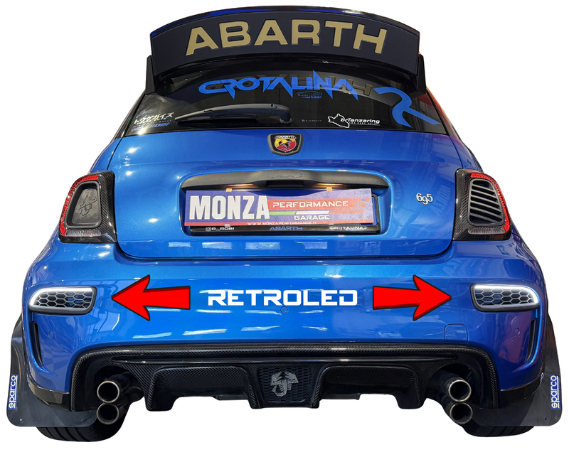 Load image into Gallery viewer, Kit retro led con griglia integrata 500 abarth restyling 2016/2024