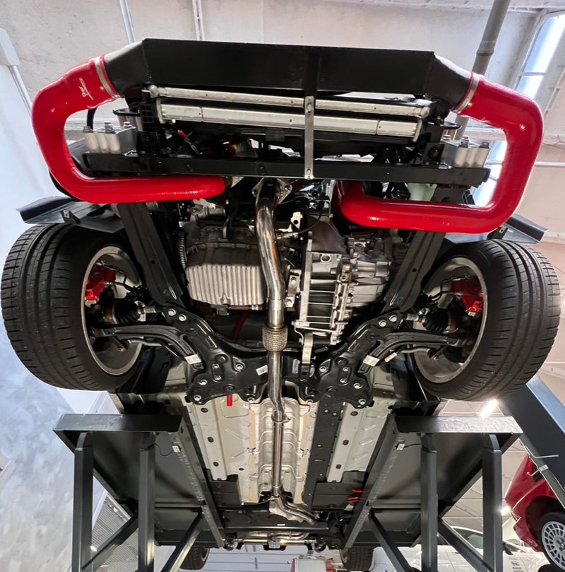 Carica immagine in Galleria Viewer, Scarico Completo 63,5mm Abarth 500/595/695 tutte versioni - Terminali carbonio