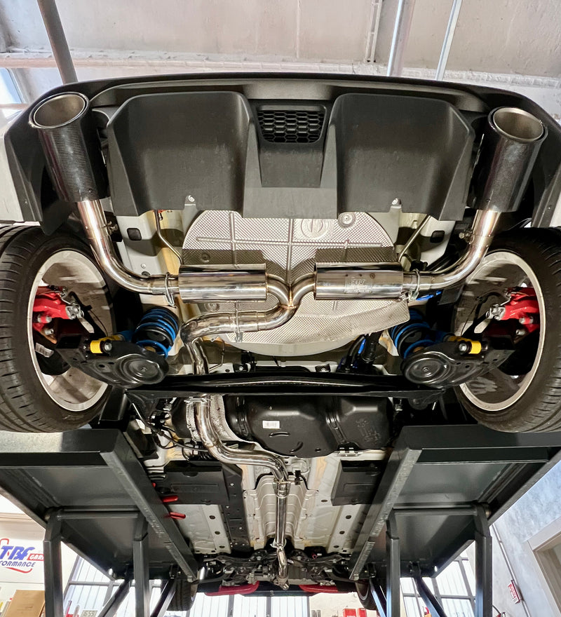 Carica immagine in Galleria Viewer, Scarico Completo 63,5mm Abarth 500/595/695 tutte versioni - Terminali carbonio