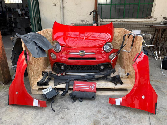 Musata 500 Abarth 595 restyling rossa