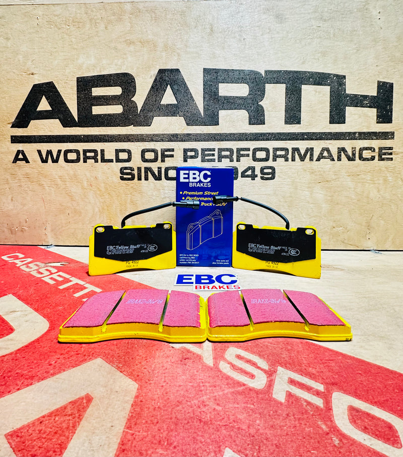Carica immagine in Galleria Viewer, Pastiglie EBC YELLOW anteriori 500 abarth pinza 330 mm 4 pompanti