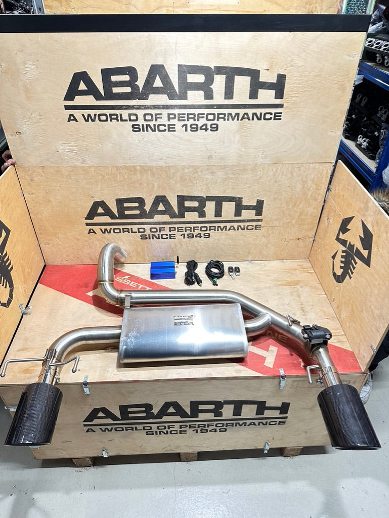 Carica immagine in Galleria Viewer, Scarico completo con valvola apri chiudi wireless (con telecomando) 500 abarth BLACK FRIDAY