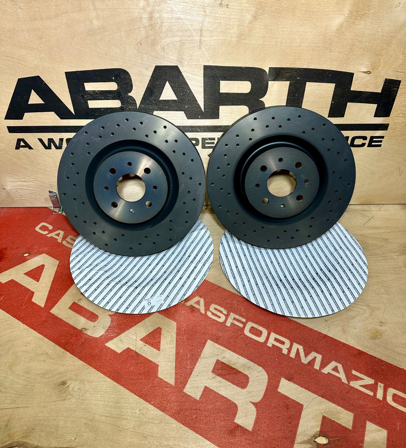 Carica immagine in Galleria Viewer, Dischi freno 500 originali abarth Abarth Competizione freni Brembo 305