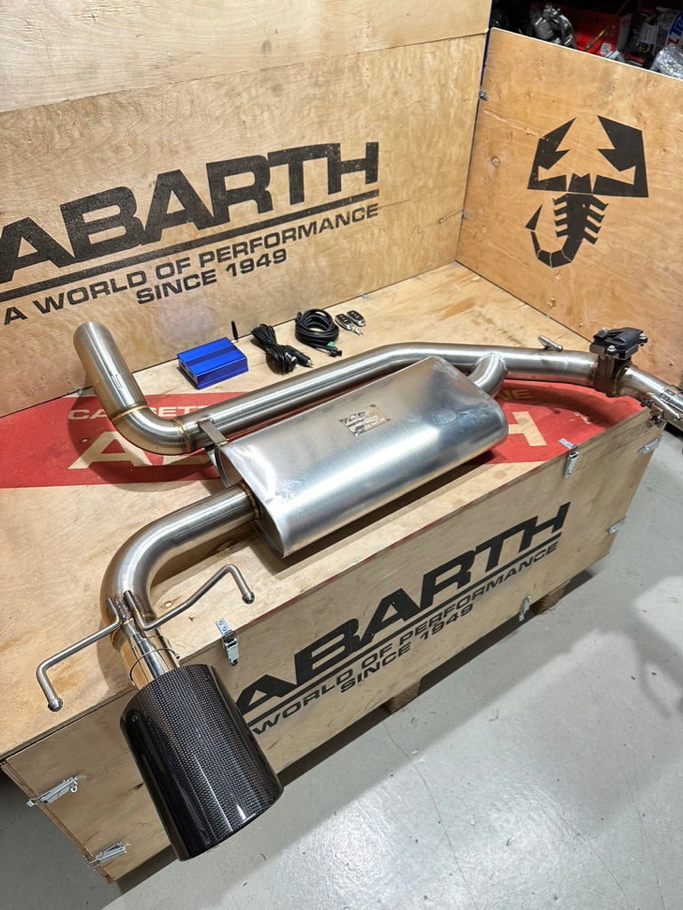 Carica immagine in Galleria Viewer, Scarico completo con valvola apri chiudi wireless (con telecomando) 500 abarth BLACK FRIDAY