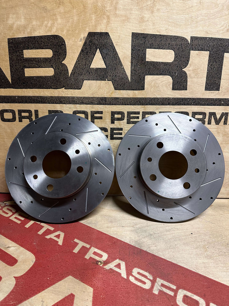 Carica immagine in Galleria Viewer, Dischi freno 330 mm 500 abarth forati per pinze 159/giulietta