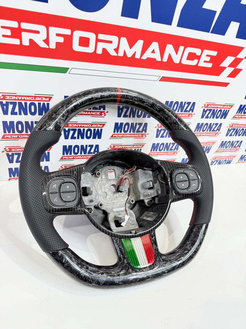 Carica immagine in Galleria Viewer, Volante in carbonio 500 abarth restyling 2016-2024 no led
