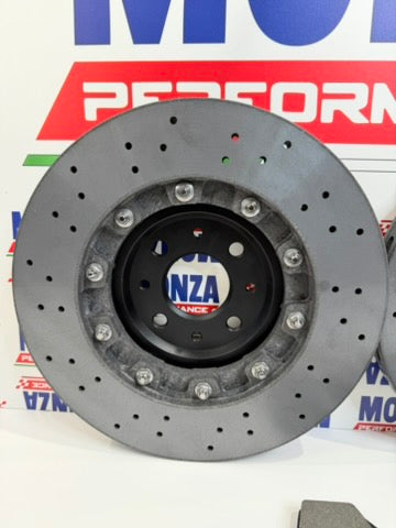 KIT Dischi freno CARBOCERAMICA  forati 595 305x28mm  Monza Performance PINZA 305