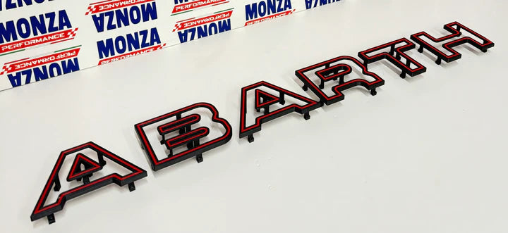 Carica immagine in Galleria Viewer, Scritta ABARTH griglia anteriore Pre-Restyling
