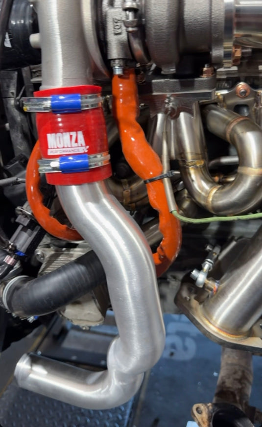 Manicotto sottoturbina cambio intercooler 8.5/9 Litri con collettori a cuore Monza Performance