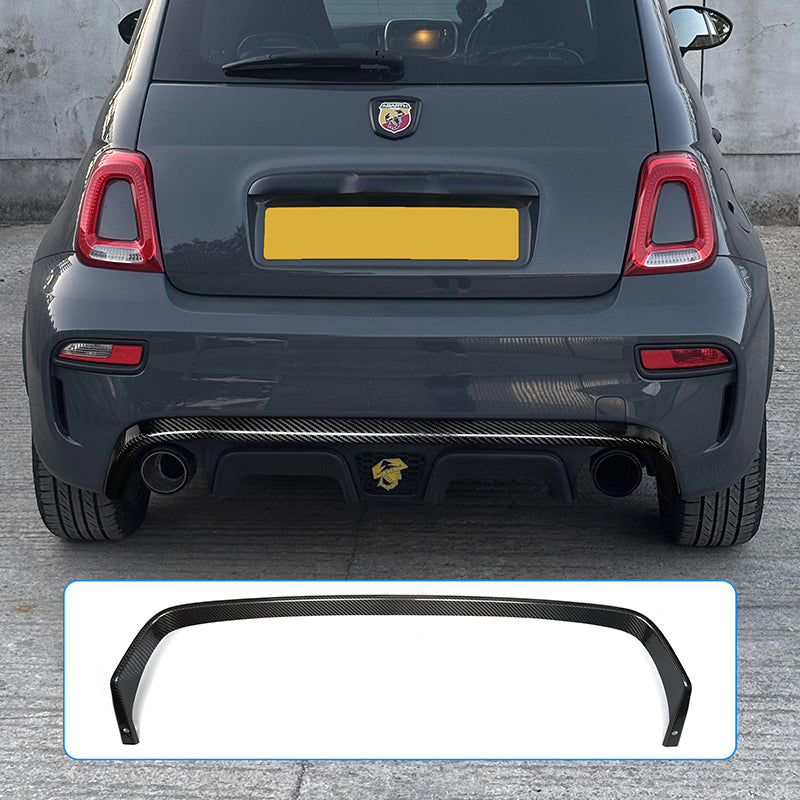 Load image into Gallery viewer, Interior rearview mirror cover in CARBON FIAT 500 Abarth - 595 - 695 - Fiat 500 - Punto
