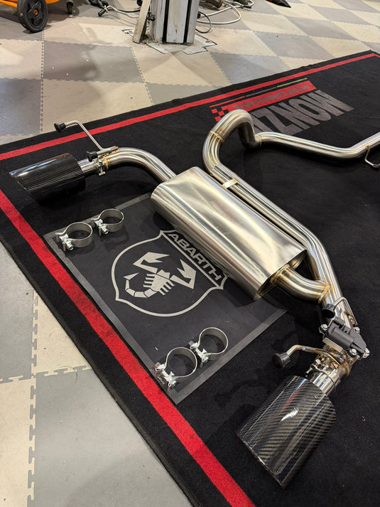 Scarico completo con valvola apri chiudi wireless (con telecomando) 500 abarth