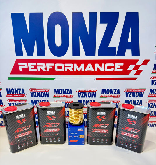 Kit Tagliando olio motore Abarth Racing 10W60 Monza performance