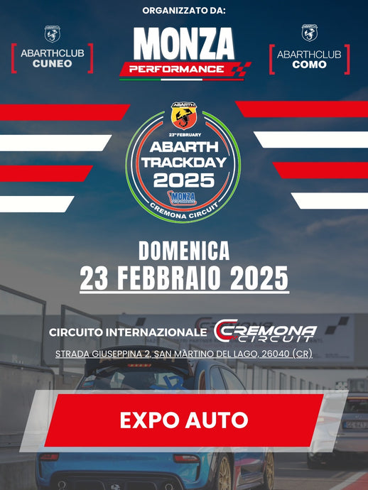 Ingresso EXPO Abarth Trackday 23 Febbraio 2025