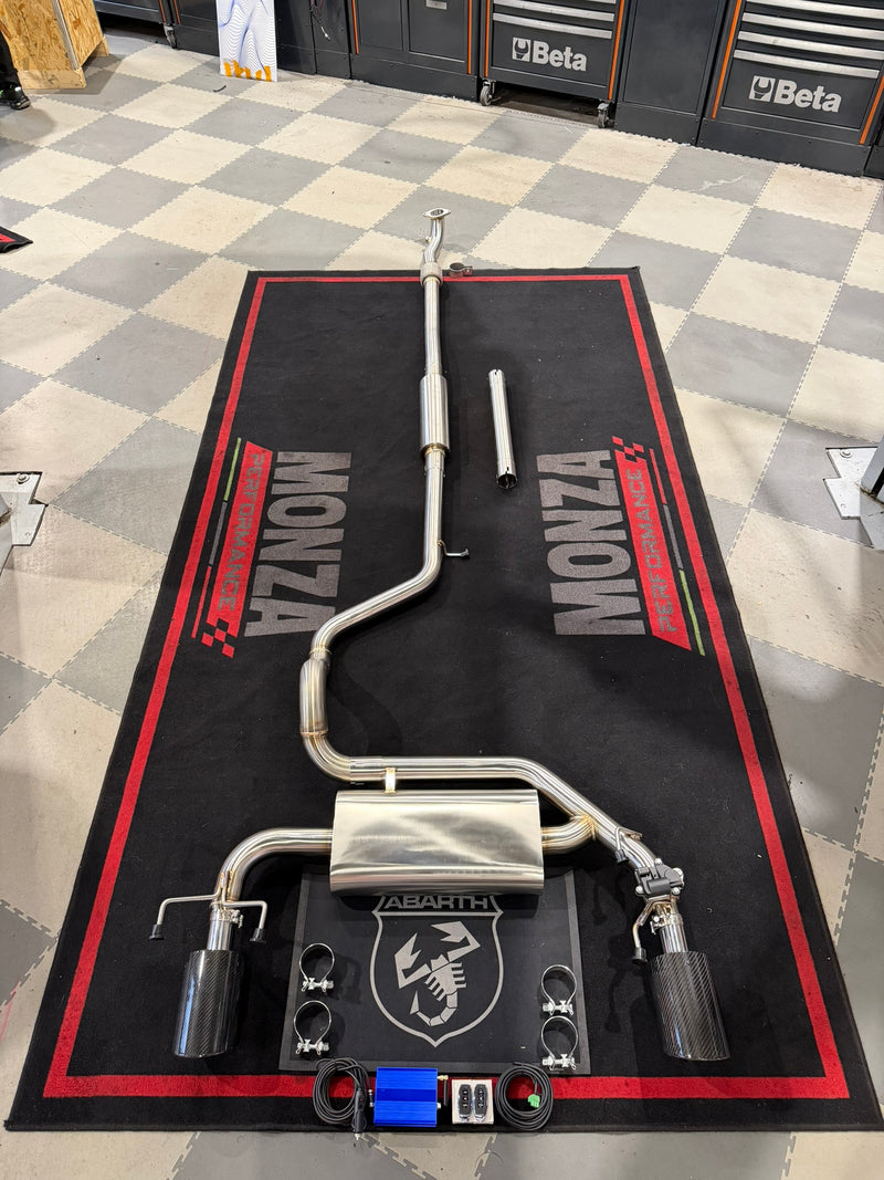 Carica immagine in Galleria Viewer, Scarico completo con valvola apri chiudi wireless (con telecomando) 500 abarth
