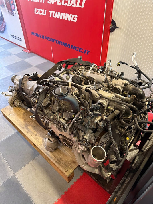 MOTORE USATO 670052722 COMPLETO ALFA ROMEO STELVIO QUADRIFOGLIO 510HP 2.9 BITURBO 30,714KM PERCORSI