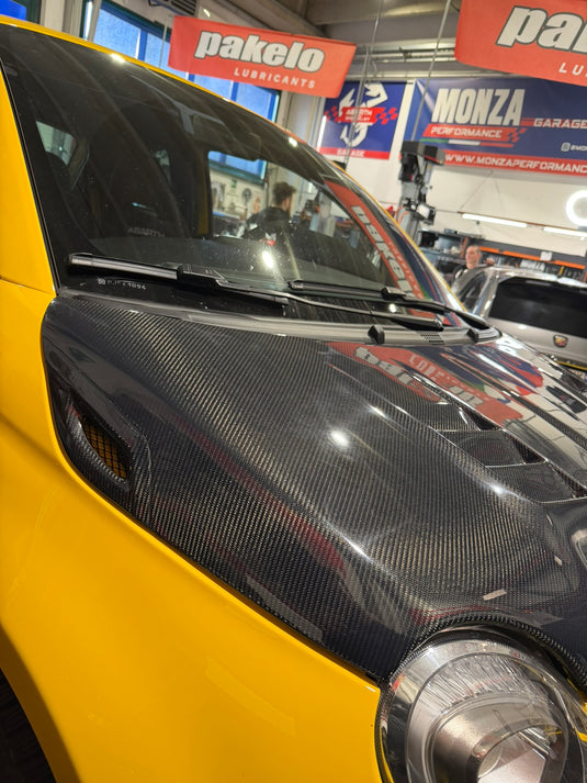Abarth 500 Scorpion Twin Air Carbon Bonnet