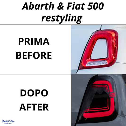 Fari LED Posteriori  500 Abarth  (2008-2024)