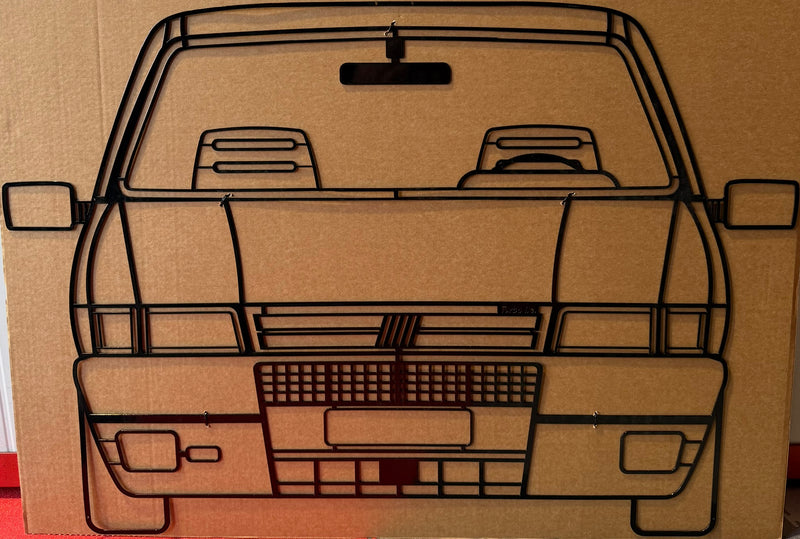 Carica immagine in Galleria Viewer, 500 Abarth /Uno turbo/ Delta integrale evoluzione  in metallo  da parete
