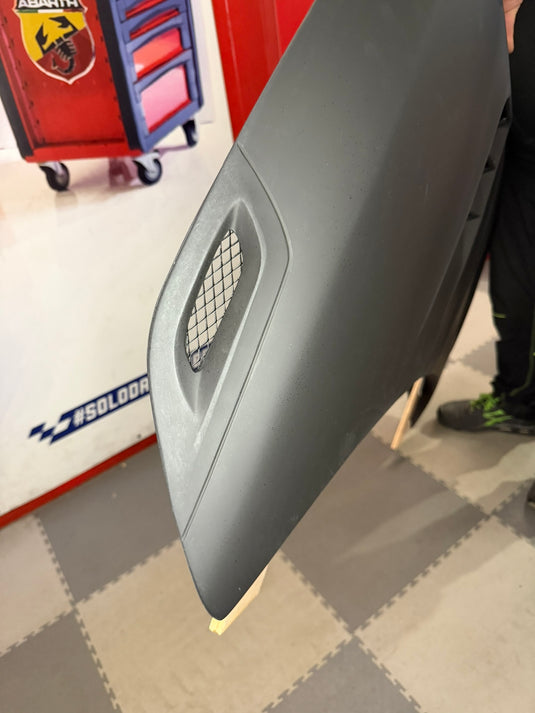 Abarth 500 Scorpion Twin Air Fiberglass Bonnet