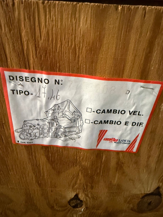 CAMBIO FIAT UNO TURBO 1400 NUOVO MAI USATO