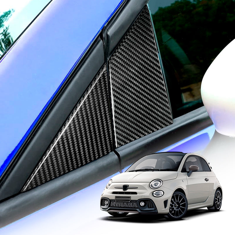 Carica immagine in Galleria Viewer, Kit Montanti Portiere in CARBONIO  Fiat 500 Abarth - 595 - 695 -
