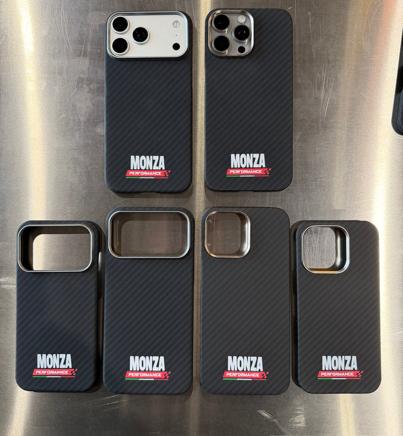 Carica immagine in Galleria Viewer, Cover custodia telefono iphone 16-17pro Monza performance in carbonio
