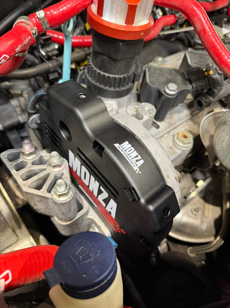 Carica immagine in Galleria Viewer, carter RICAVATO DAL PIENO distribuzione racing MONZA PERFORMANCE 500/595/695 Abarth e tutti motori T-Jet BLACK FRIDAY
