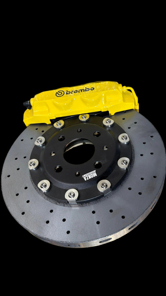 KIT Dischi freno CARBOCERAMICA  forati 595 305x28mm  Monza Performance PINZA 305