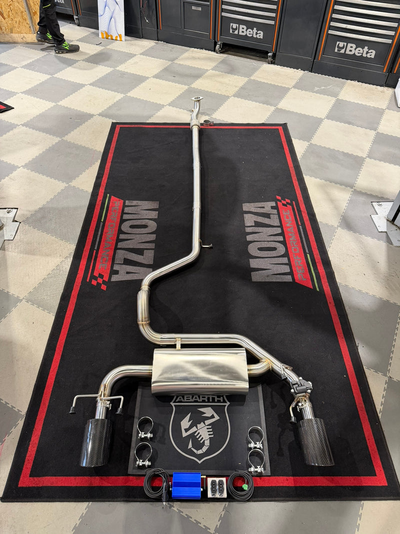 Carica immagine in Galleria Viewer, Scarico completo con valvola apri chiudi wireless (con telecomando) 500 abarth
