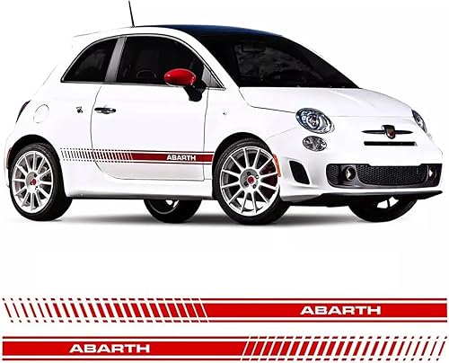Adesivo Kit strisce fasce laterali 500 abarth 2016-2024