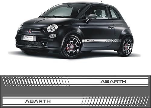 Adesivo Kit strisce fasce laterali 500 abarth 2016-2024