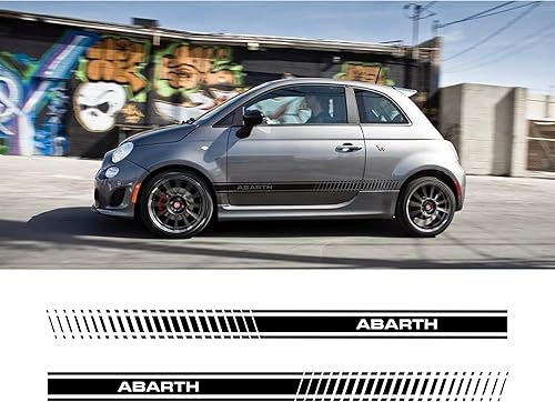 Adesivo Kit strisce fasce laterali 500 abarth 2016-2024