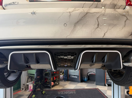 MODANATURE ESTRATTORE BICOLORE STILE F1 500 ABARTH 2016-2024 RESTYLING
