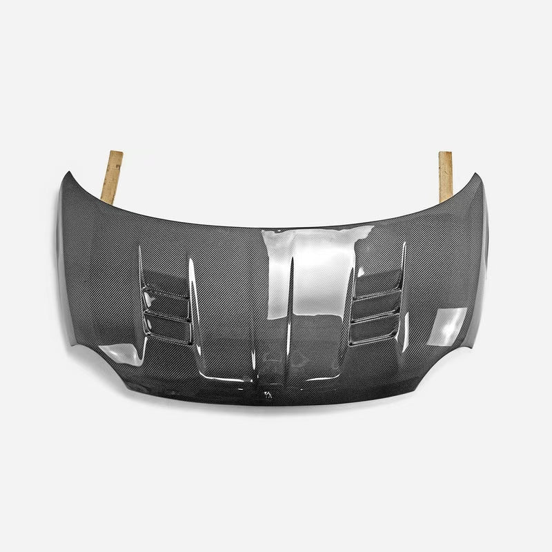 Load image into Gallery viewer, REAL Abarth 500 carbon bonnet
