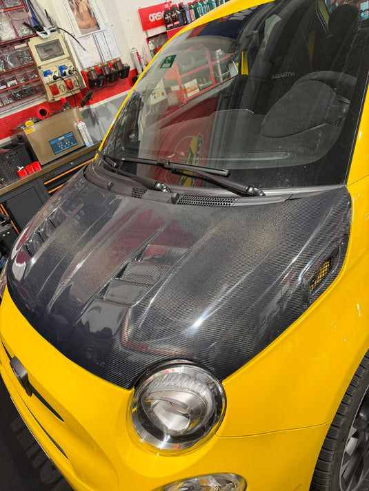 Abarth 500 Scorpion Twin Air Carbon Bonnet