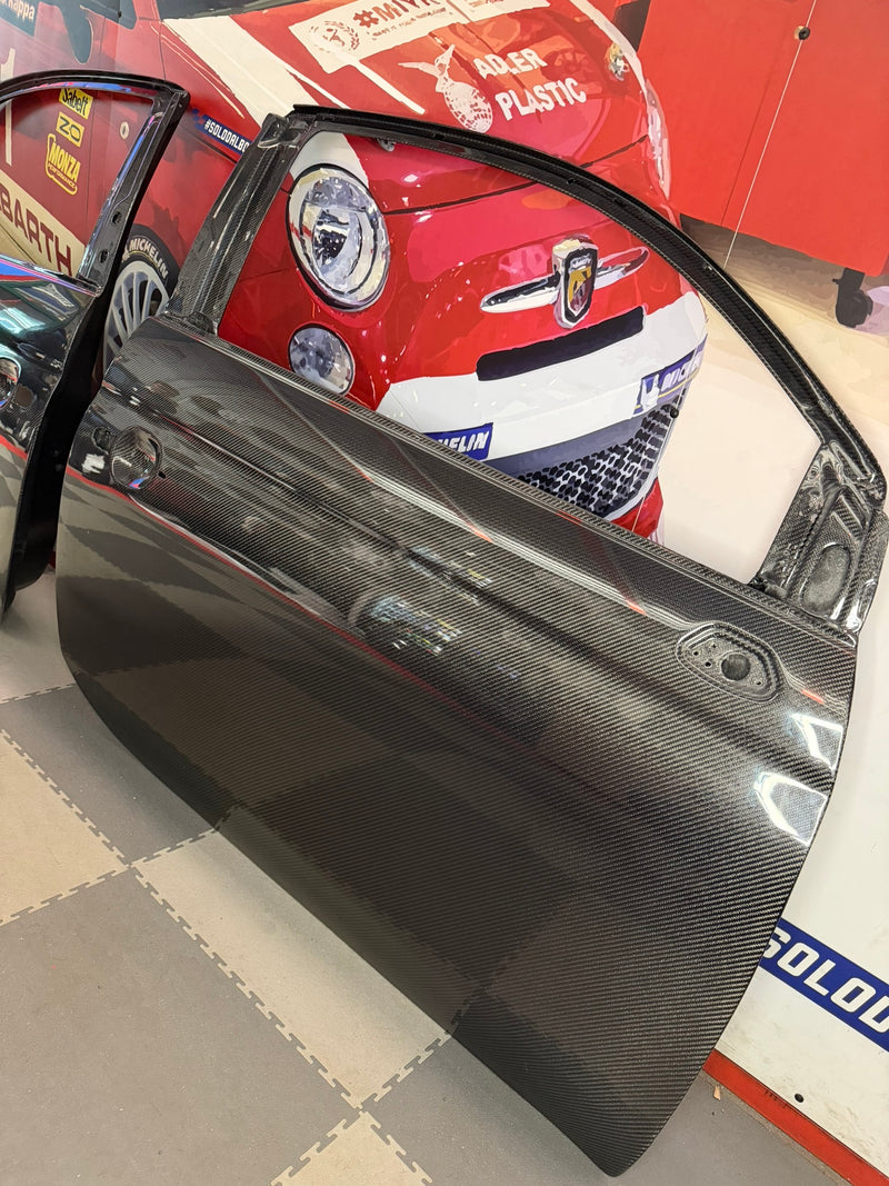 Load image into Gallery viewer, 500 Abarth carbon doors
