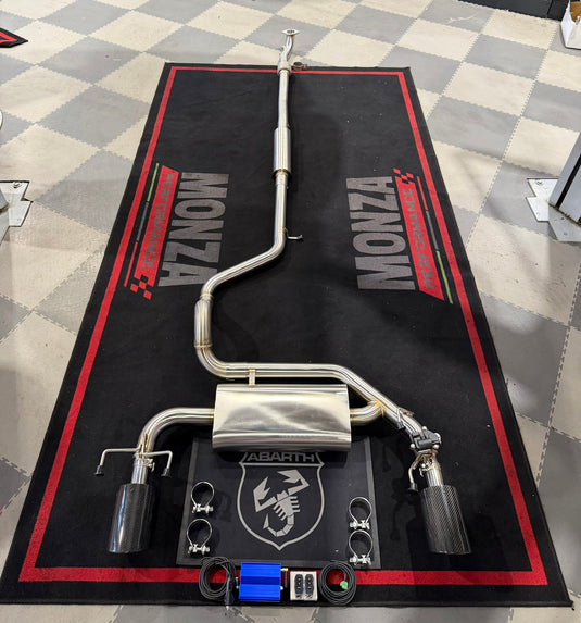 Scarico completo con valvola apri chiudi wireless (con telecomando) 500 abarth