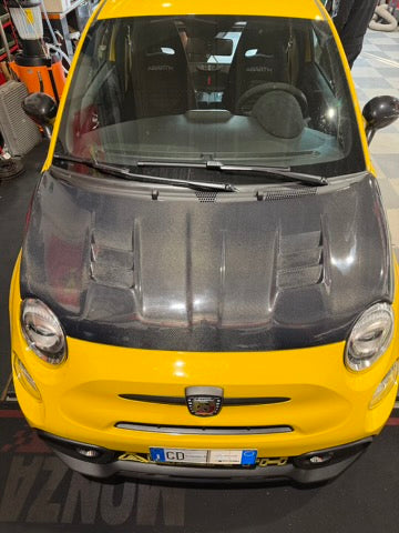Abarth 500 Scorpion Twin Air Carbon Bonnet