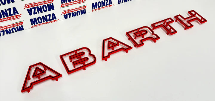 Carica immagine in Galleria Viewer, Scritta ABARTH griglia anteriore Pre-Restyling
