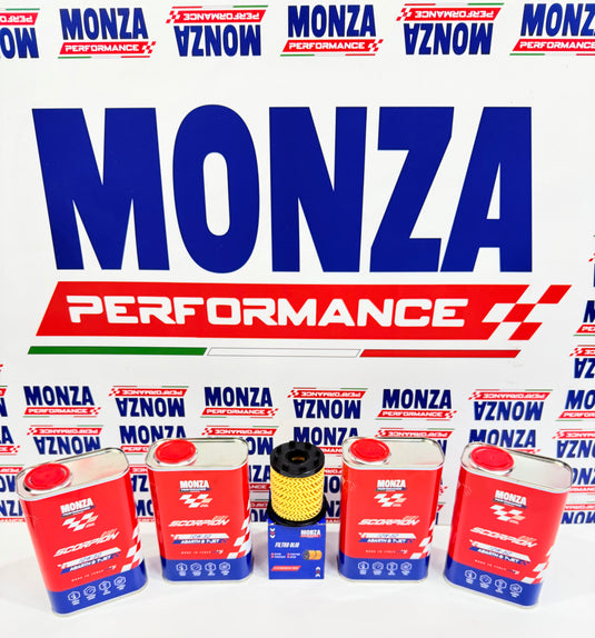 Kit Tagliando olio motore Abarth Scorpion specific 10W50 Monza performance