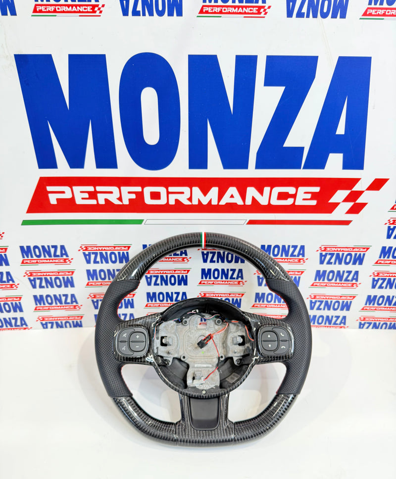 Carica immagine in Galleria Viewer, Volante in carbonio 500 abarth restyling 2016-2024 no led
