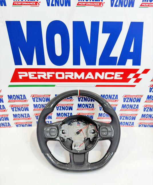 Volante in carbonio 500 abarth restyling 2016-2024 no led