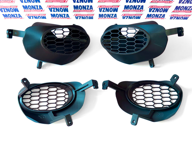 Carica immagine in Galleria Viewer, GRIGLIE RIMOZIONE FARI DIURNI RESTYLING 500 ABARTH
