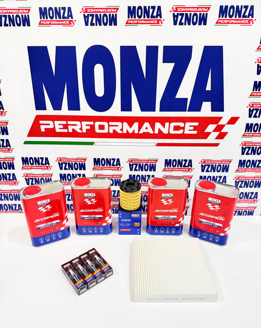 Kit Tagliando olio motore Abarth Scorpion specific 10W50 completo Monza performance