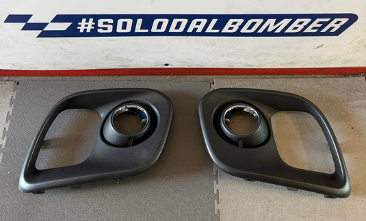 COPPIA modanature paraurti Anteriore  Fiat 500 Abarth 595 - 695 CORNICE FENDINEBBIA 735649337-735649338