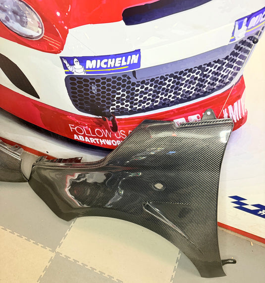 Parafanghi in carbonio VERO abarth 500