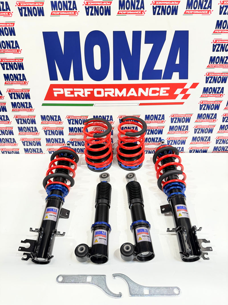 Carica immagine in Galleria Viewer, ASSETTO A GHIERA MONZA PERFORMANCE Dual Core Street &amp; Track Coilover System
