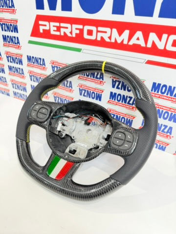 Carica immagine in Galleria Viewer, Volante in carbonio 500 abarth restyling 2016-2024 no led
