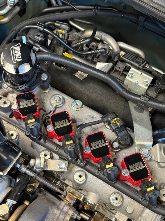 Bobine candele rosse MONZA PERFORMANCE  500/Punto abarth 1.4 turbo Tjet